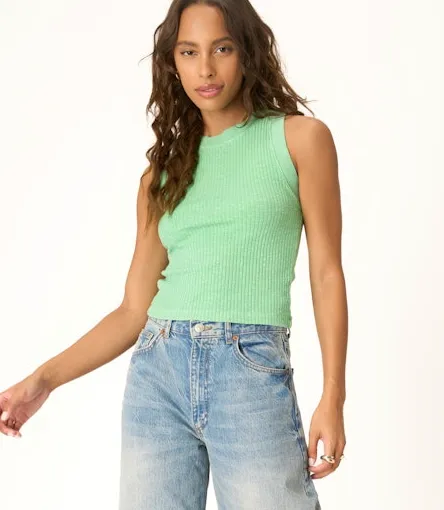 Player Fitted Racerback Rib Tank
