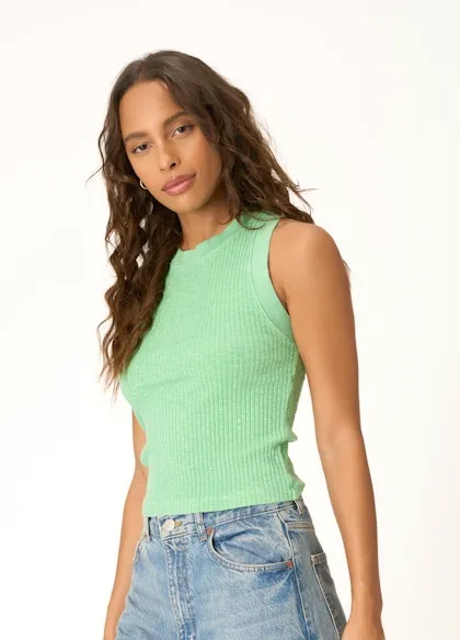 Player Fitted Racerback Rib Tank
