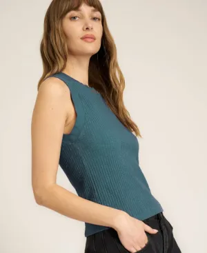 Player Fitted Racerback Rib Tank