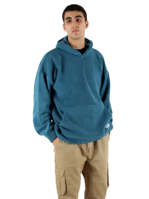Polar Fleece Hoodie Oversized - Men - Teal