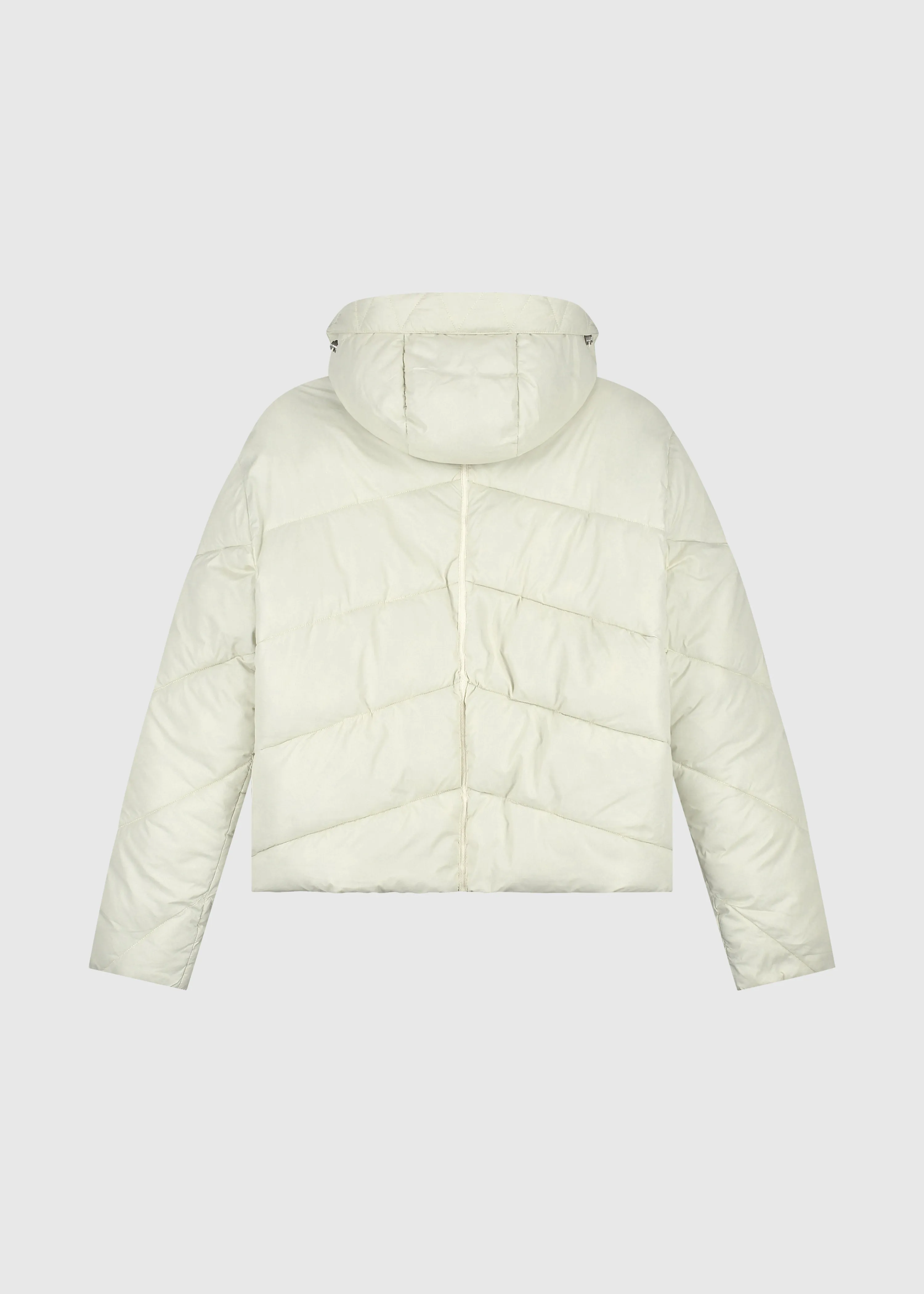 Premium Puffer Jacket - Ecru