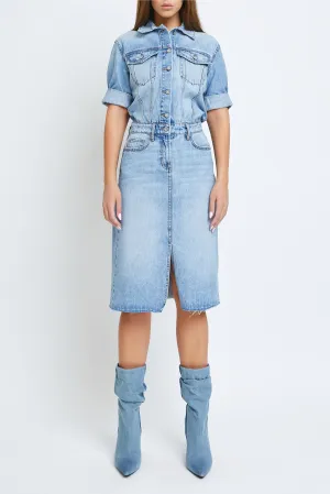 [Roxy] Denim Shirt Dress