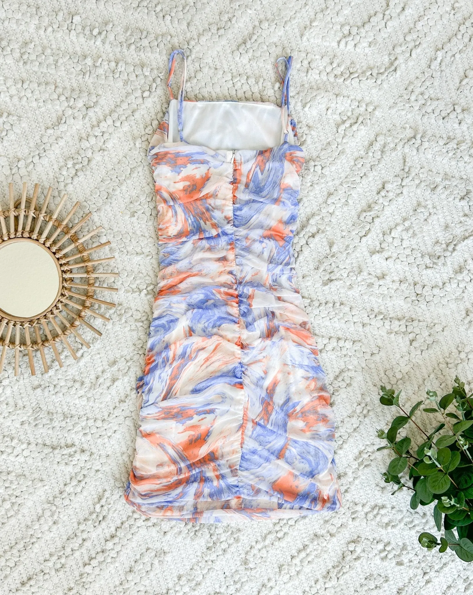 Ruched Bodycon Mini Dress