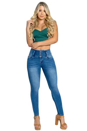 Sahara Jeans 62314 - High Rise Skinny Push Up Jeans
