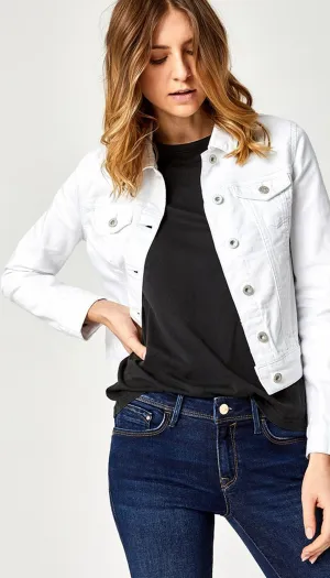 Samantha Denim Jacket - White