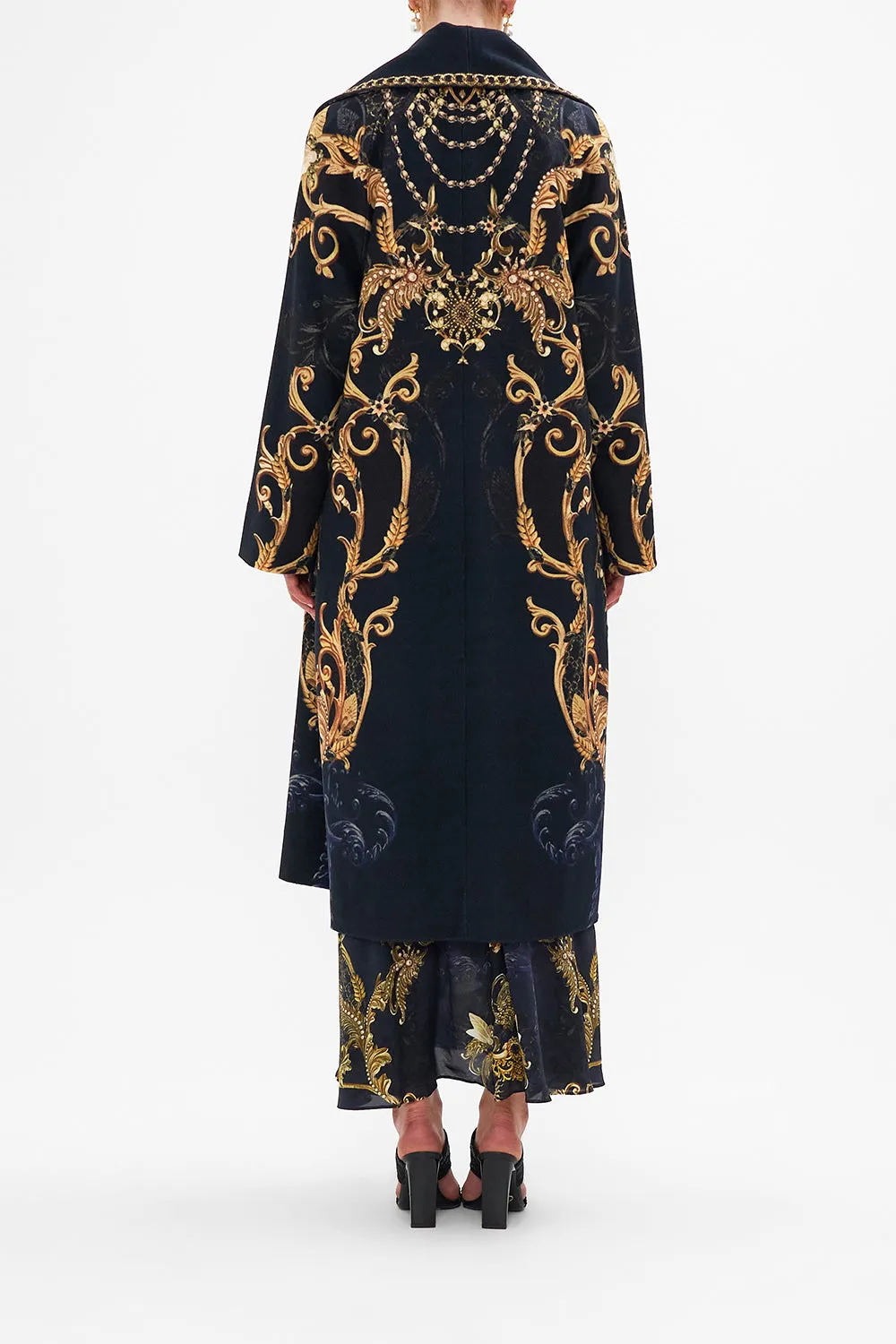 SHAWL COLLAR COAT MOONLIGHT MELODIES