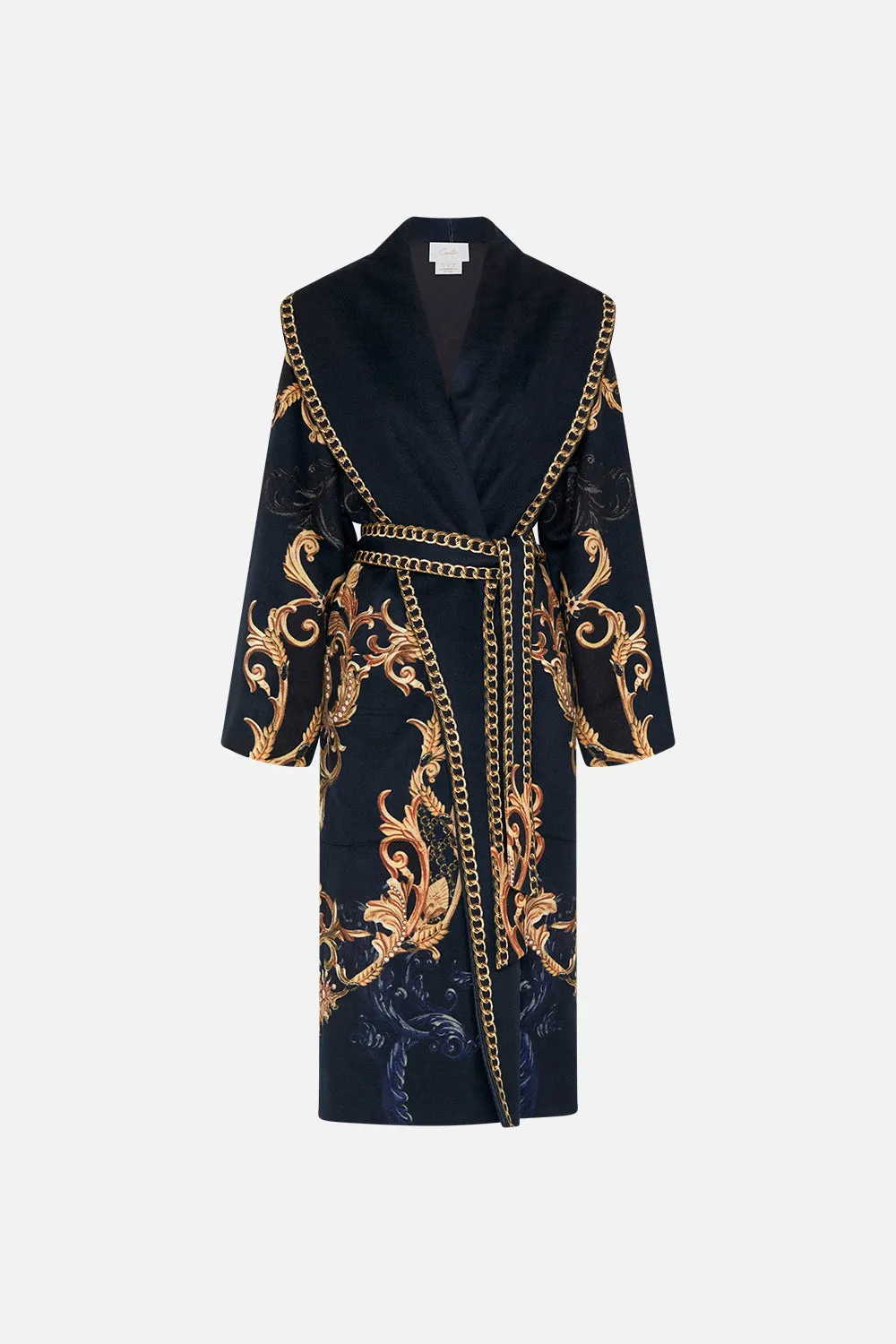 SHAWL COLLAR COAT MOONLIGHT MELODIES