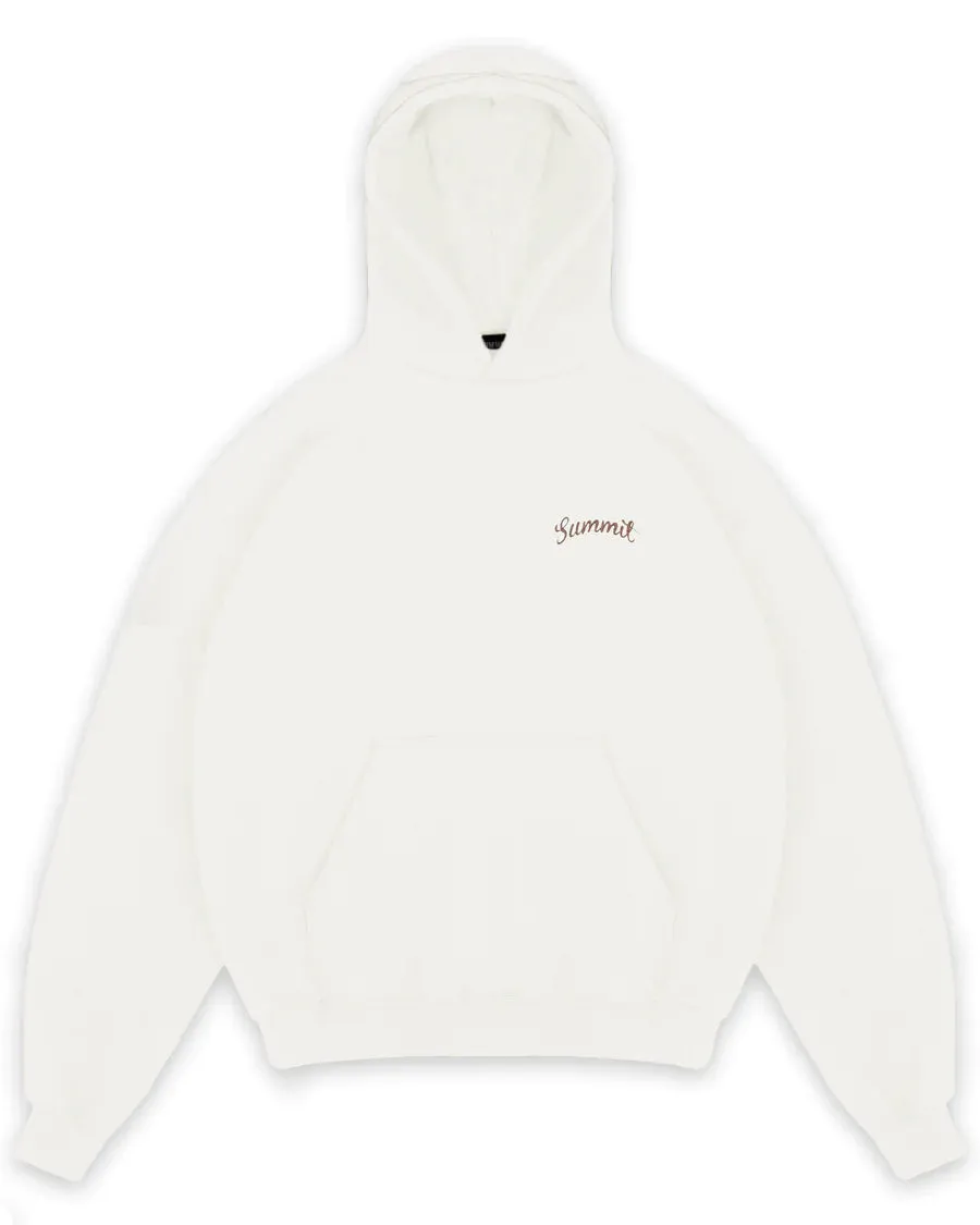 Summit Hoodie Chain Stitch Off White