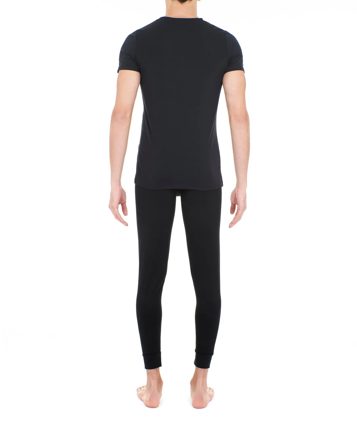 Supreme Cotton Tee-Shirt V Neck | Black 401331-0004