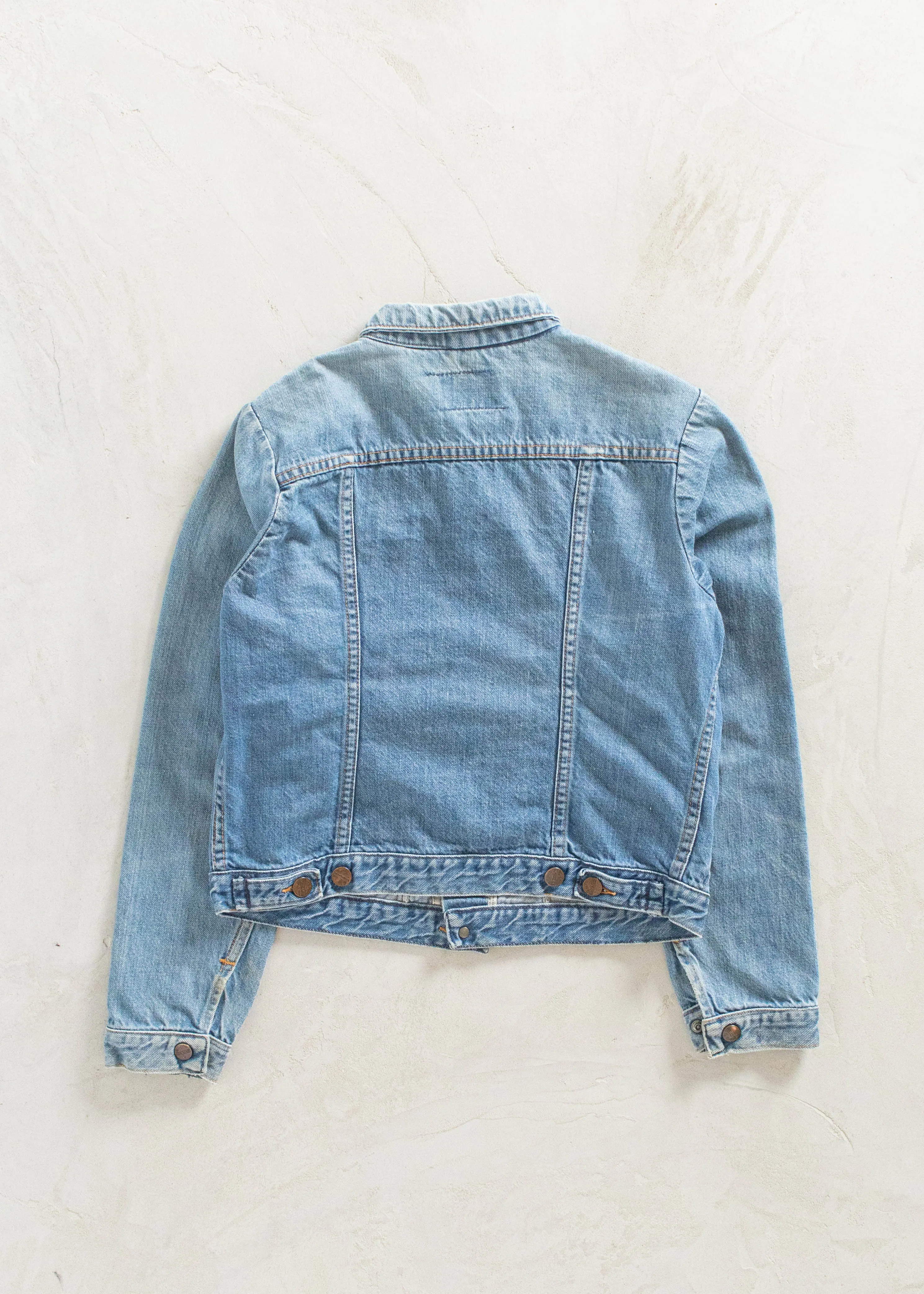 Vintage 1970s Maverick Selvedge Denim Trucker Jacket Size 2XS/XS