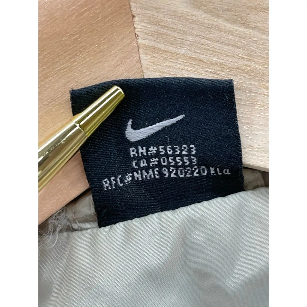 Vintage 2000's Nike Two-Tone Tonal Swoosh Lightweight Full Zip Jacket